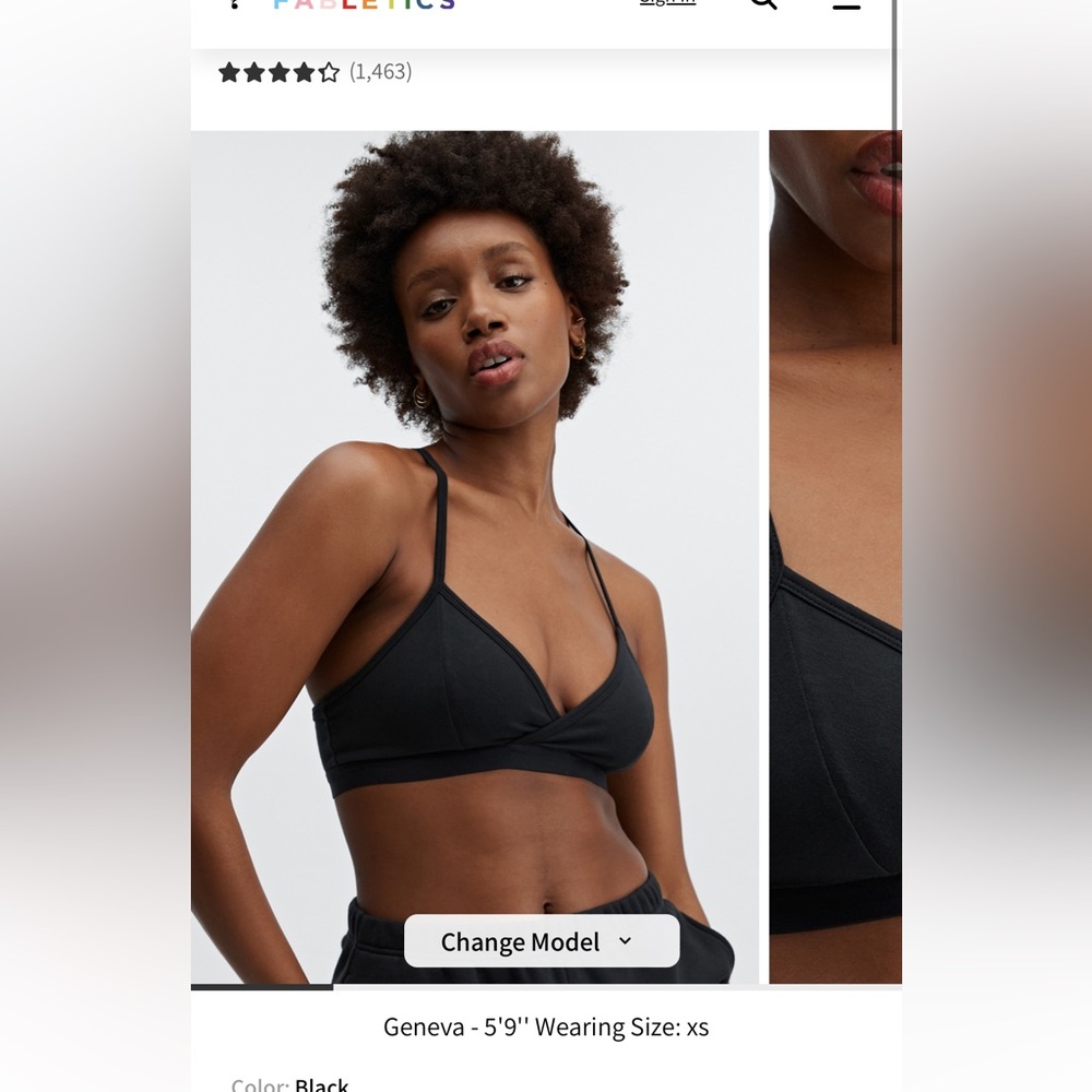 NWT FABLETICS LIVE IN RACERBACK BRALETTE